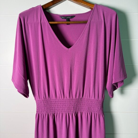 WHBM White House Black Market Purple Dress Size Medium - Picture 7 of 9